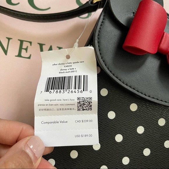 NWT Kate spade x Disney new york minnie mouse north south flap phone cro… - Picture 12 of 12